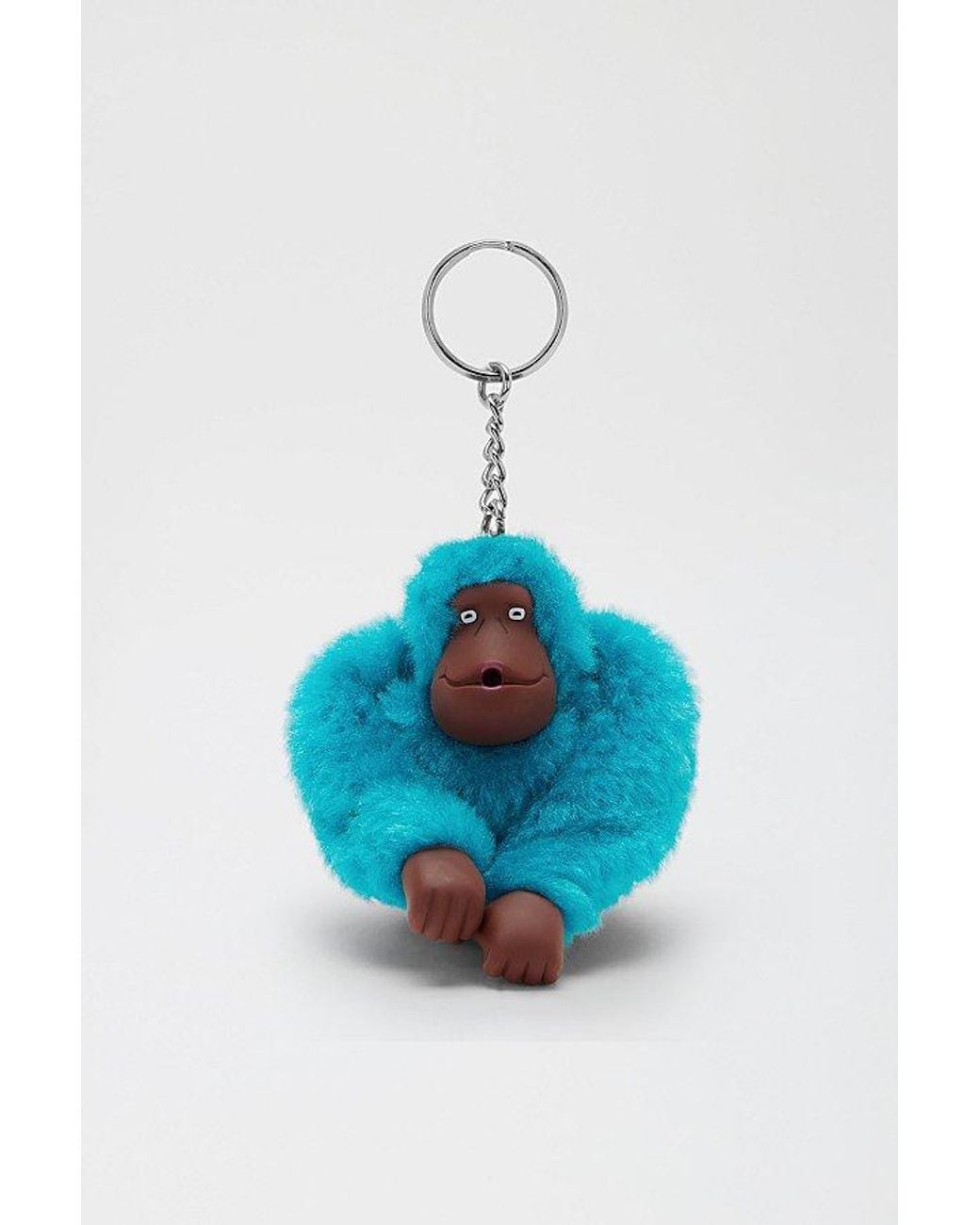 Kipling Blue Sven Monkey Keychain