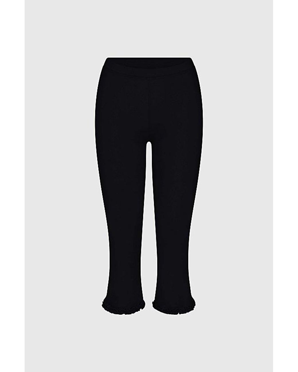 RAT BOI Blue Ruffle Capri Pants