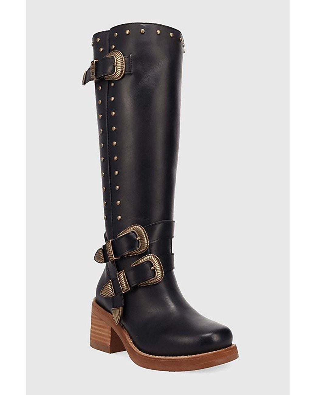 Dingo Black Fillmore Leather Boot
