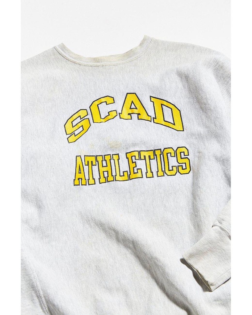 Urban Outfitters Vintage Champion Scad Athletics Crew Neck Sweatshirt in  Gray for Men | Lyst