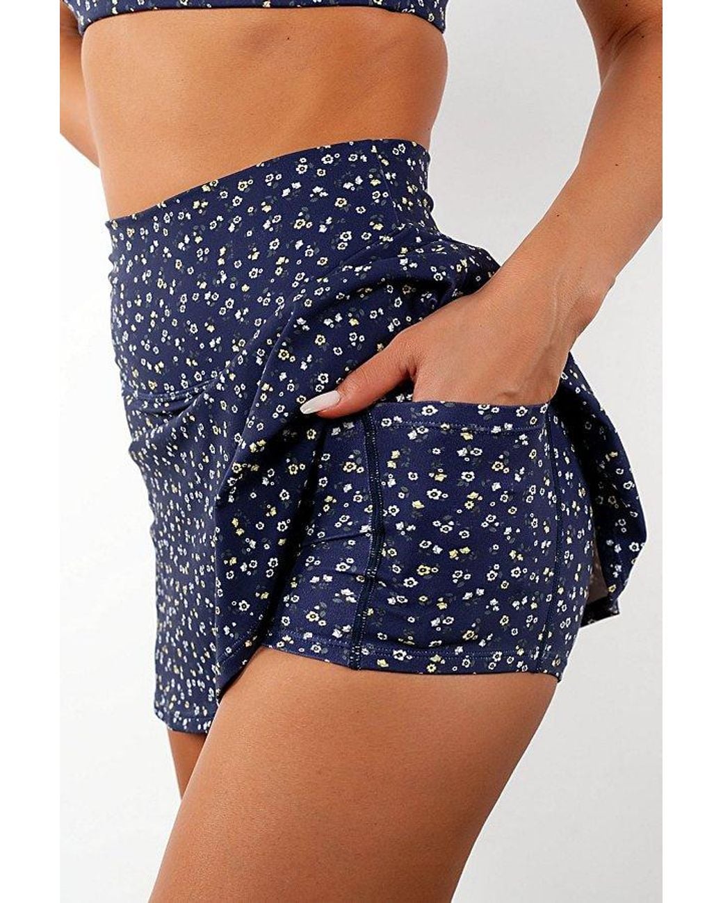Vitaly Blue Cloud Ii Flutter Skort