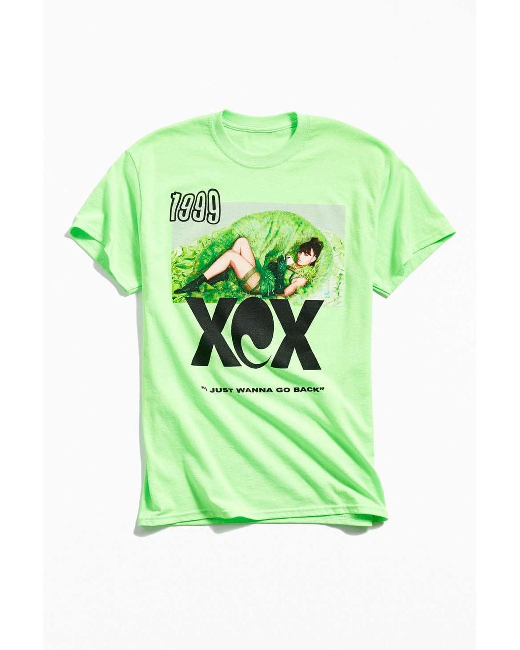 Urban Outfitters Charli Xcx 1999 Tee in Green for Men | Lyst