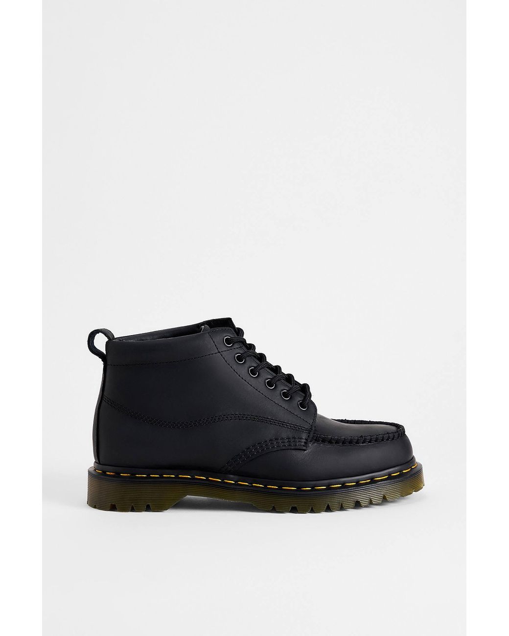 Dr. Martens Black 6-eye Lowell Chukka Leather Shoes for men