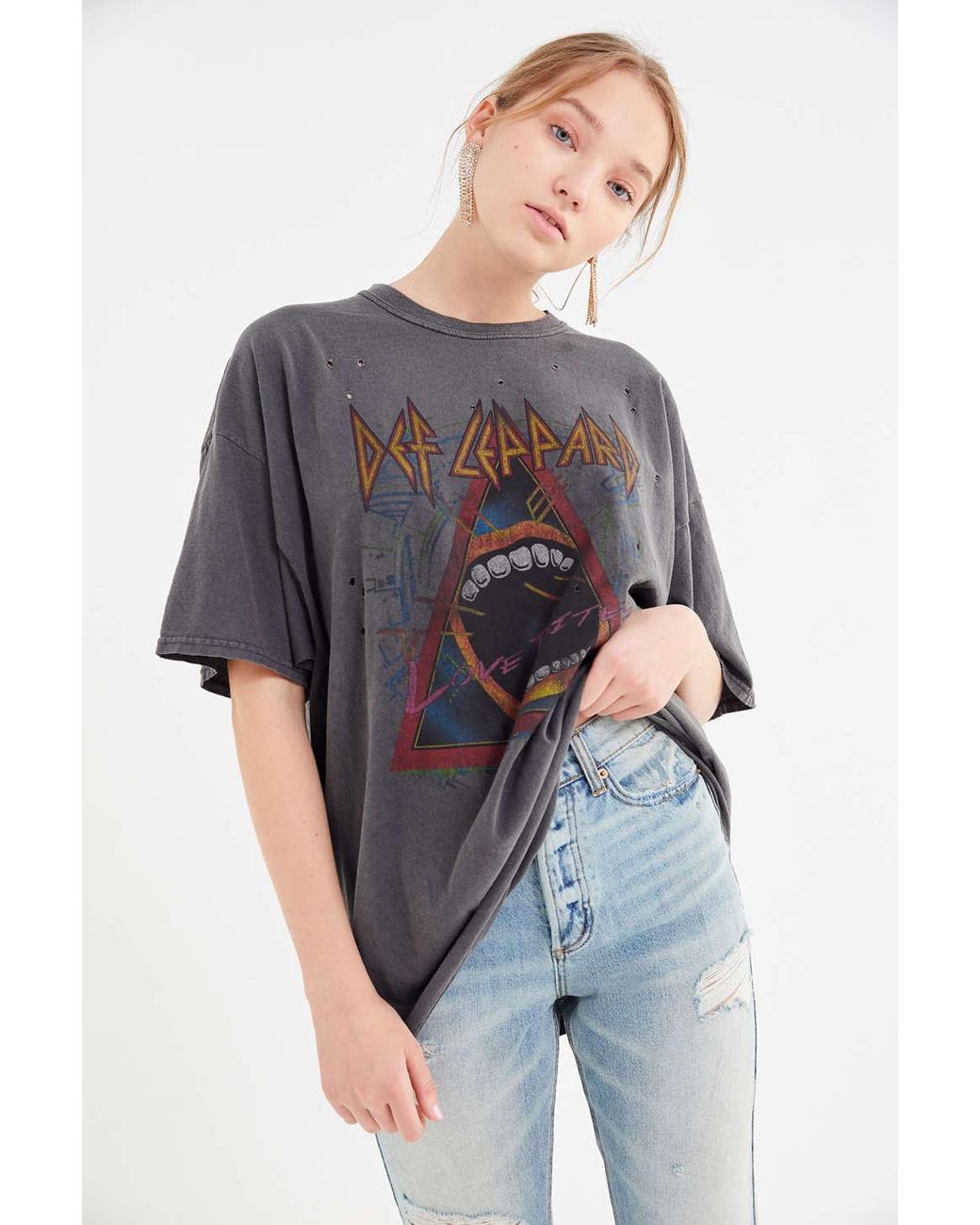 Urban Outfitters Def Leppard Love Bites Dress | Lyst