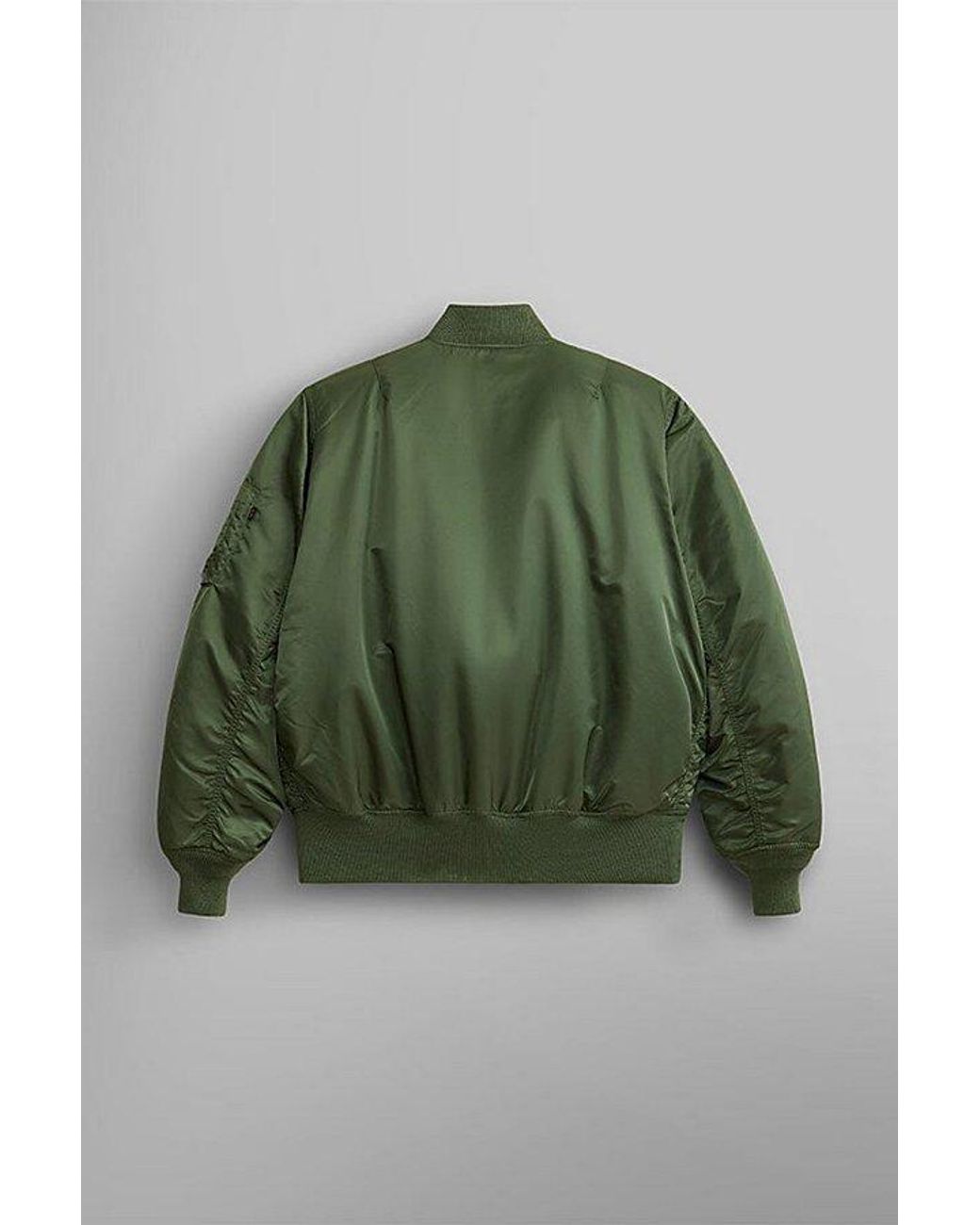 Alpha Industries Green Alpha Ma-1 Flight Jacket for men