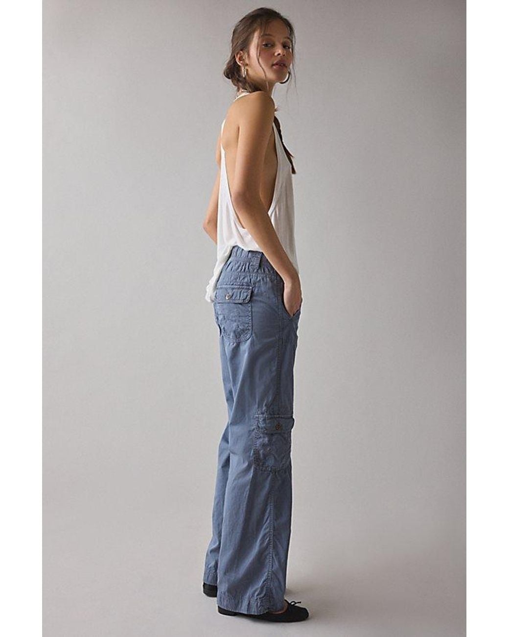 BDG Blue 360 Utility Low-Rise Straight Leg Pant
