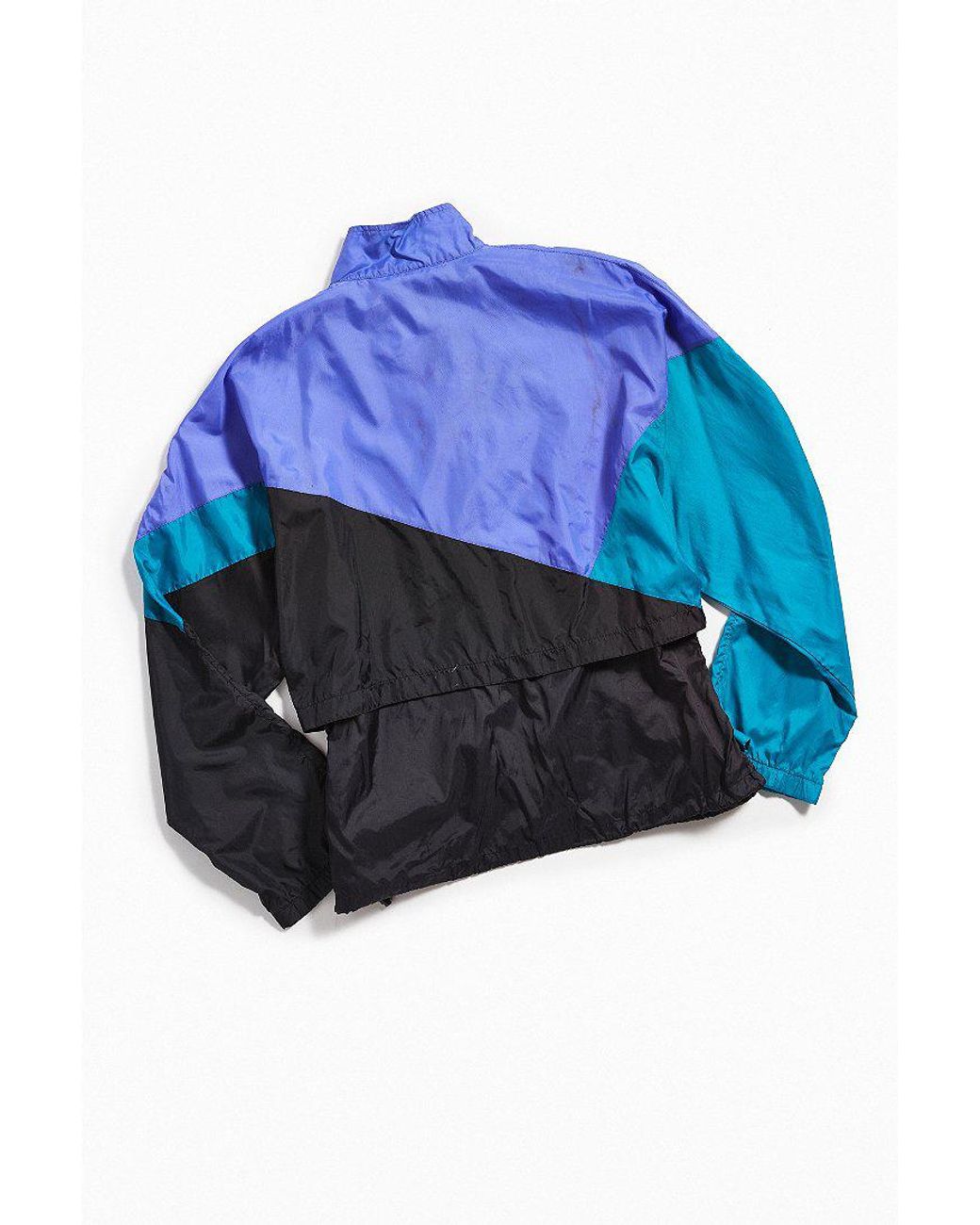 Urban Outfitters Vintage Nike Purple + Teal Windbreaker Jacket in Black for  Men | Lyst