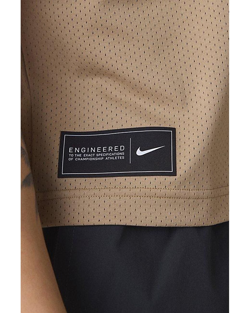 Nike Natural Cropped Mesh Tank Top for men