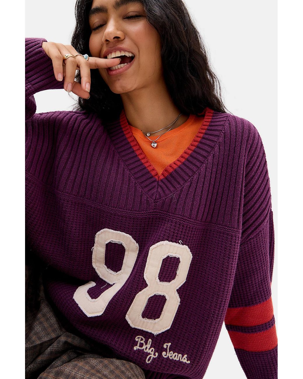 BDG Purple Number Jumper