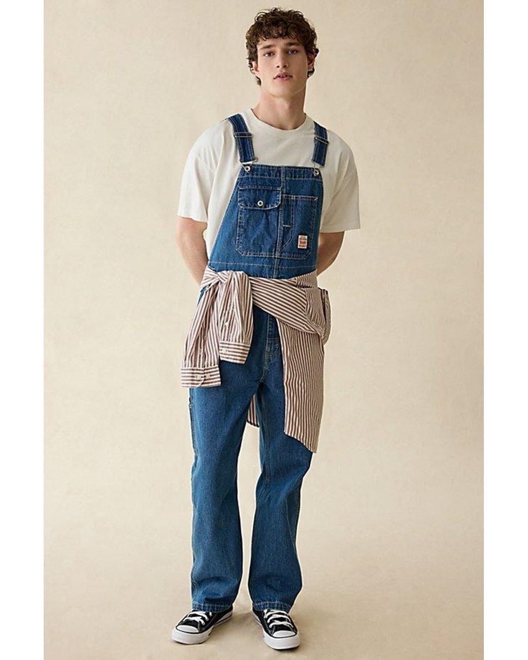 Levi's Blue Loose Overalls for men