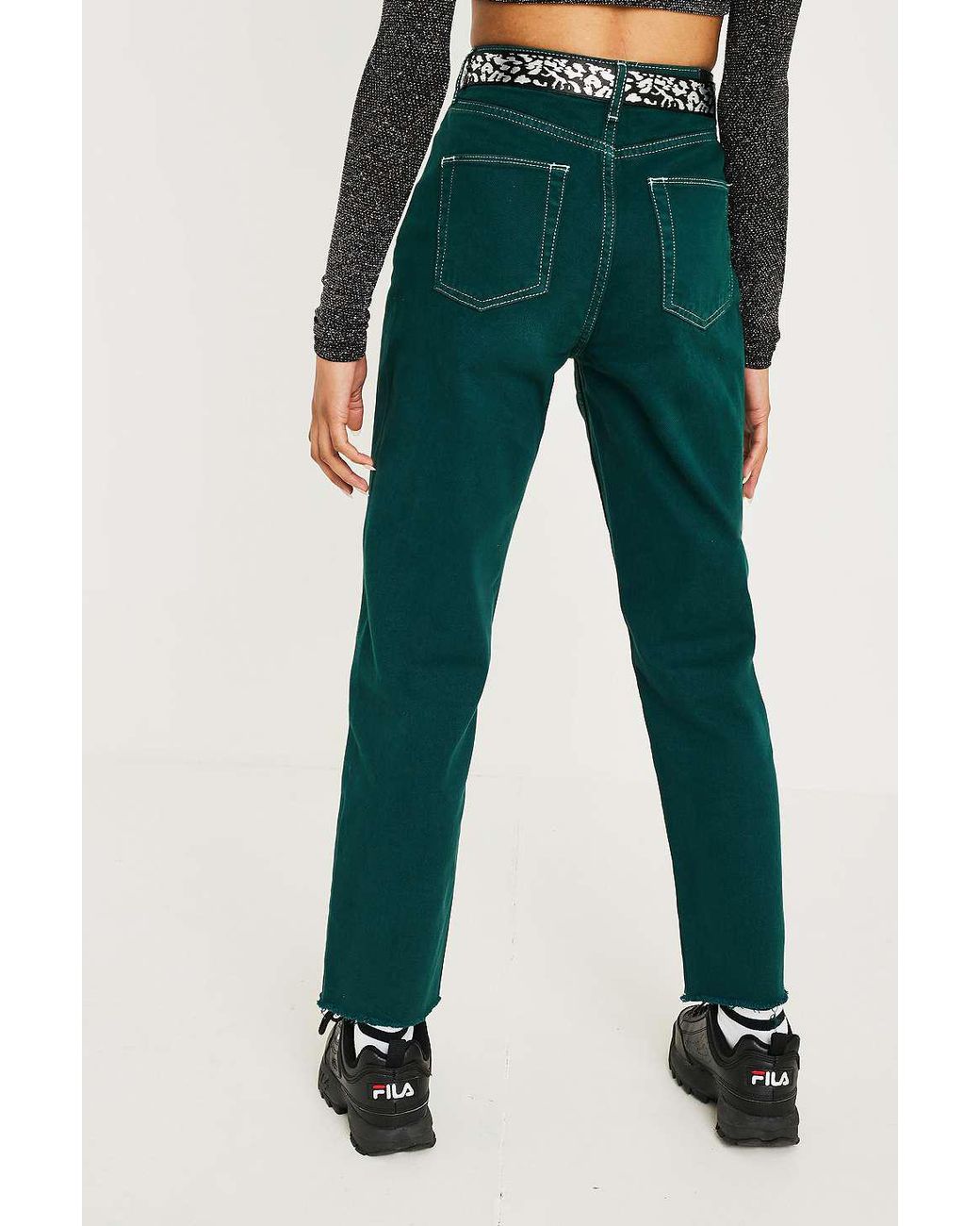 BDG Denim Contrast Stitch Jeans in 