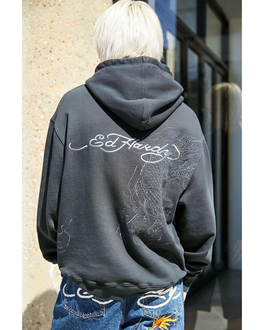 Ed hardy mens hoodie hotsell