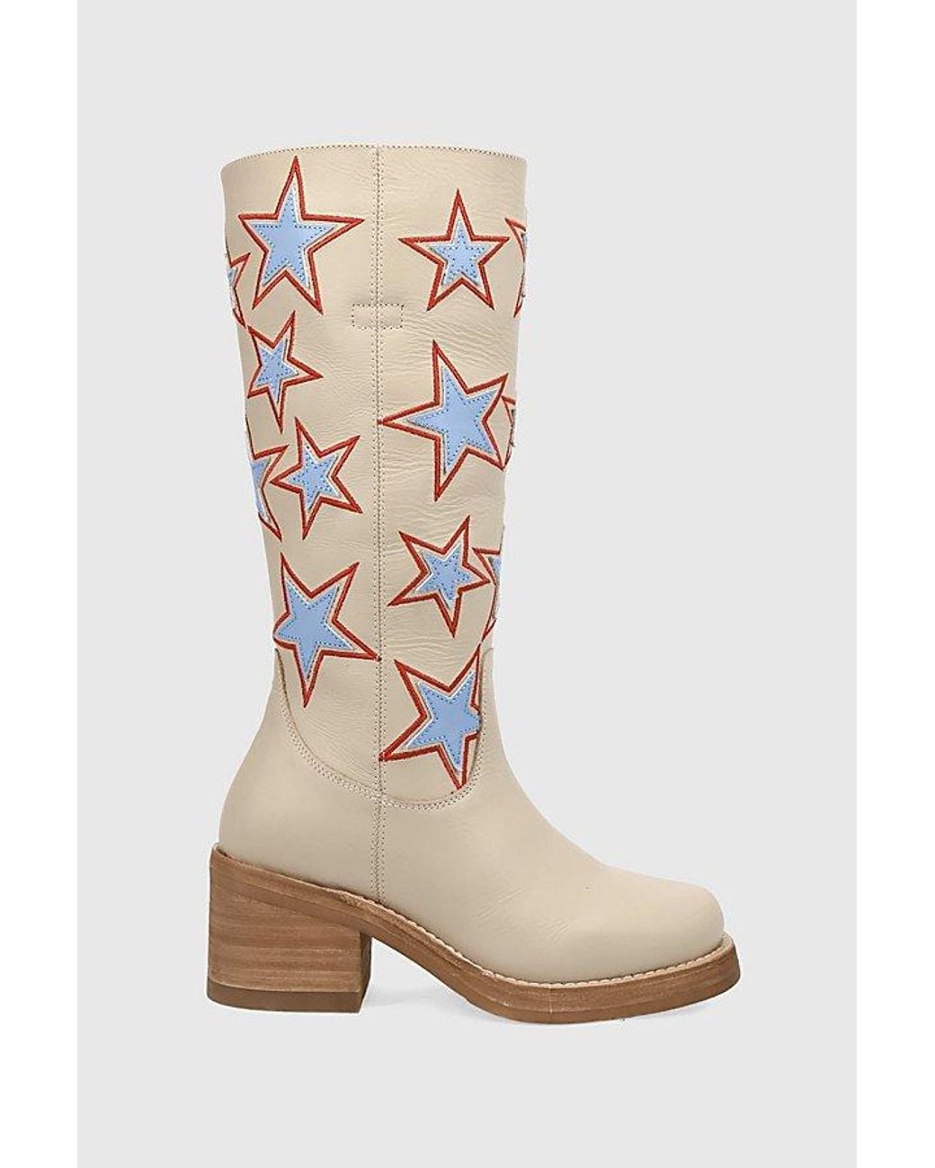 Dingo Natural American Dream Leather Boot