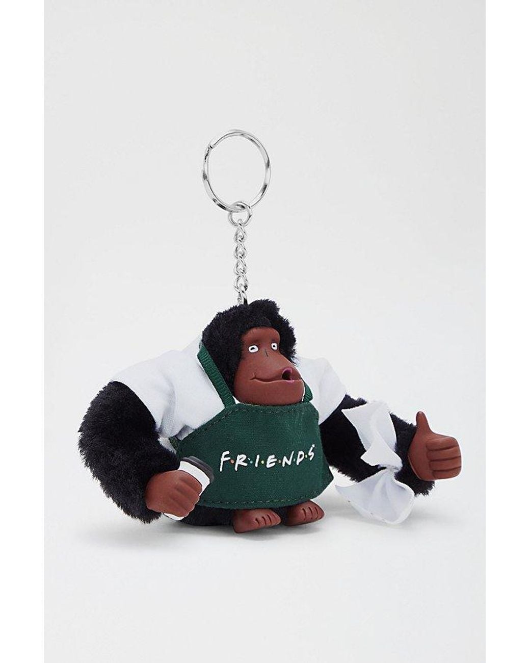 Kipling White Friends Monkey Keychain