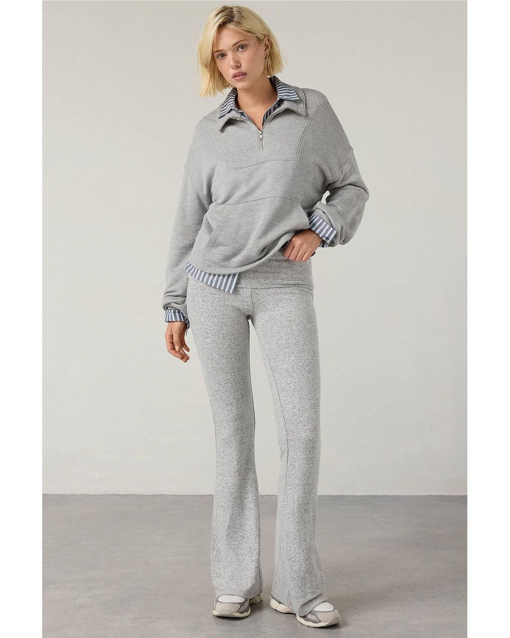 Out From Under Gray Summer Cosy Flare Joggers
