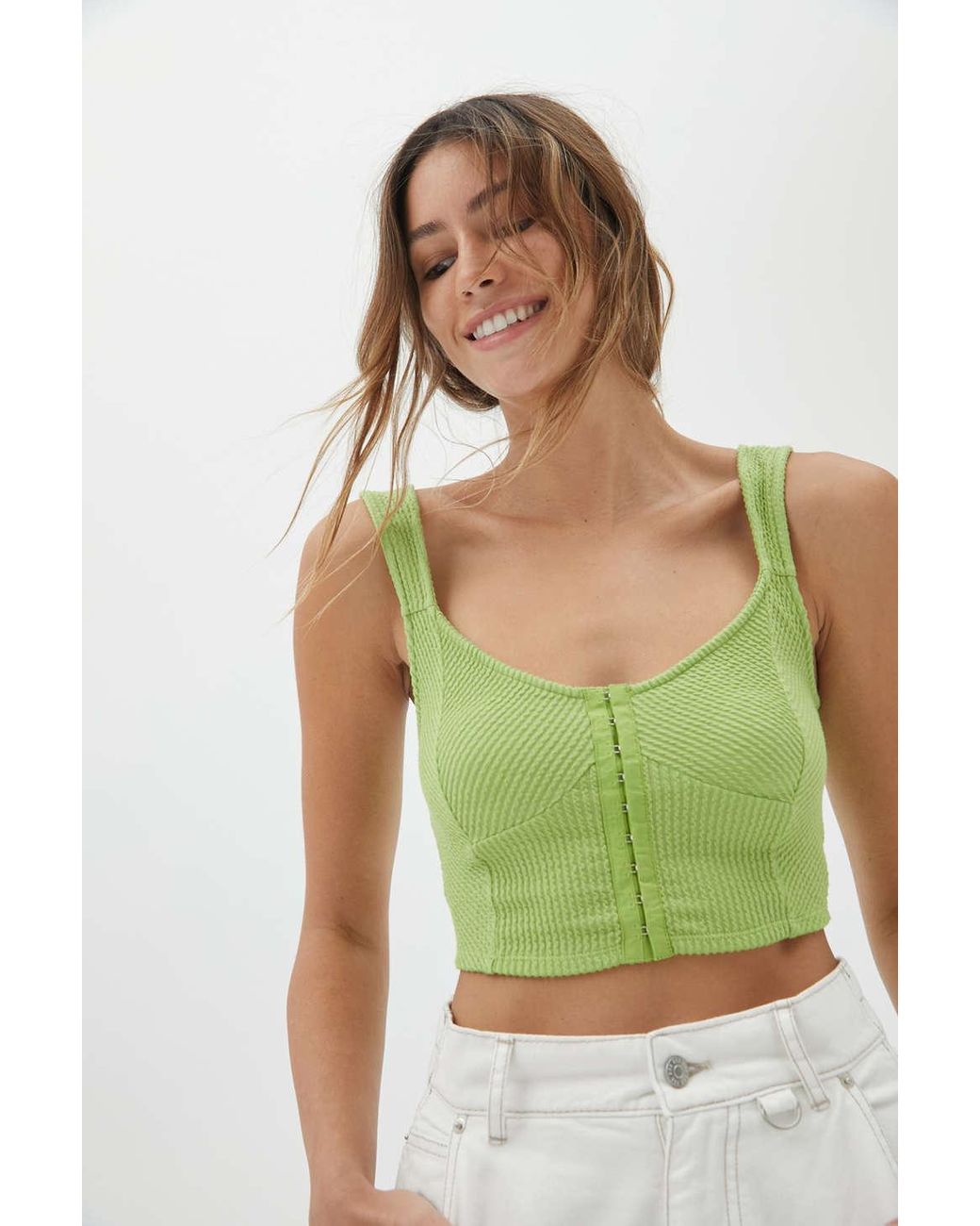 urban outfitters green tube top