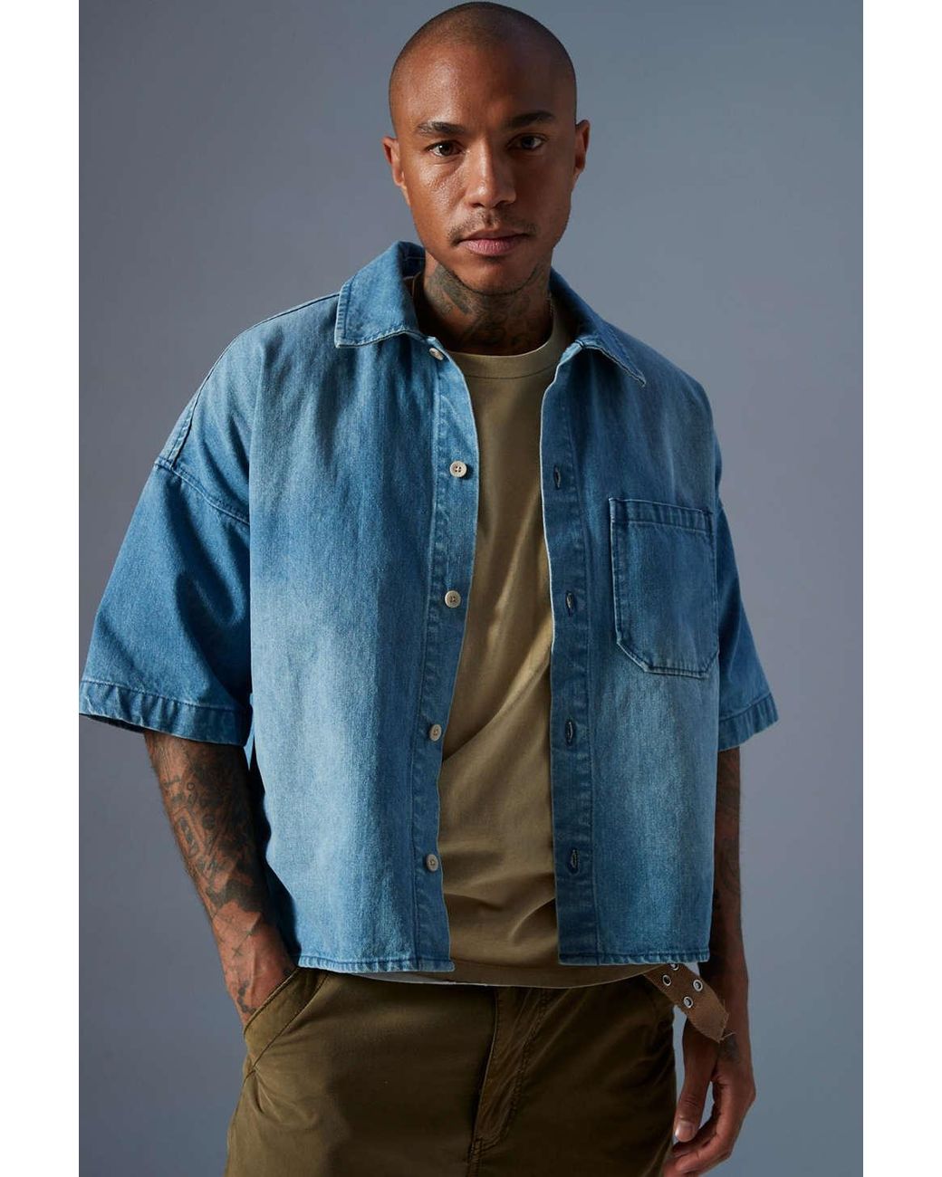 Bdg denim deals shirt