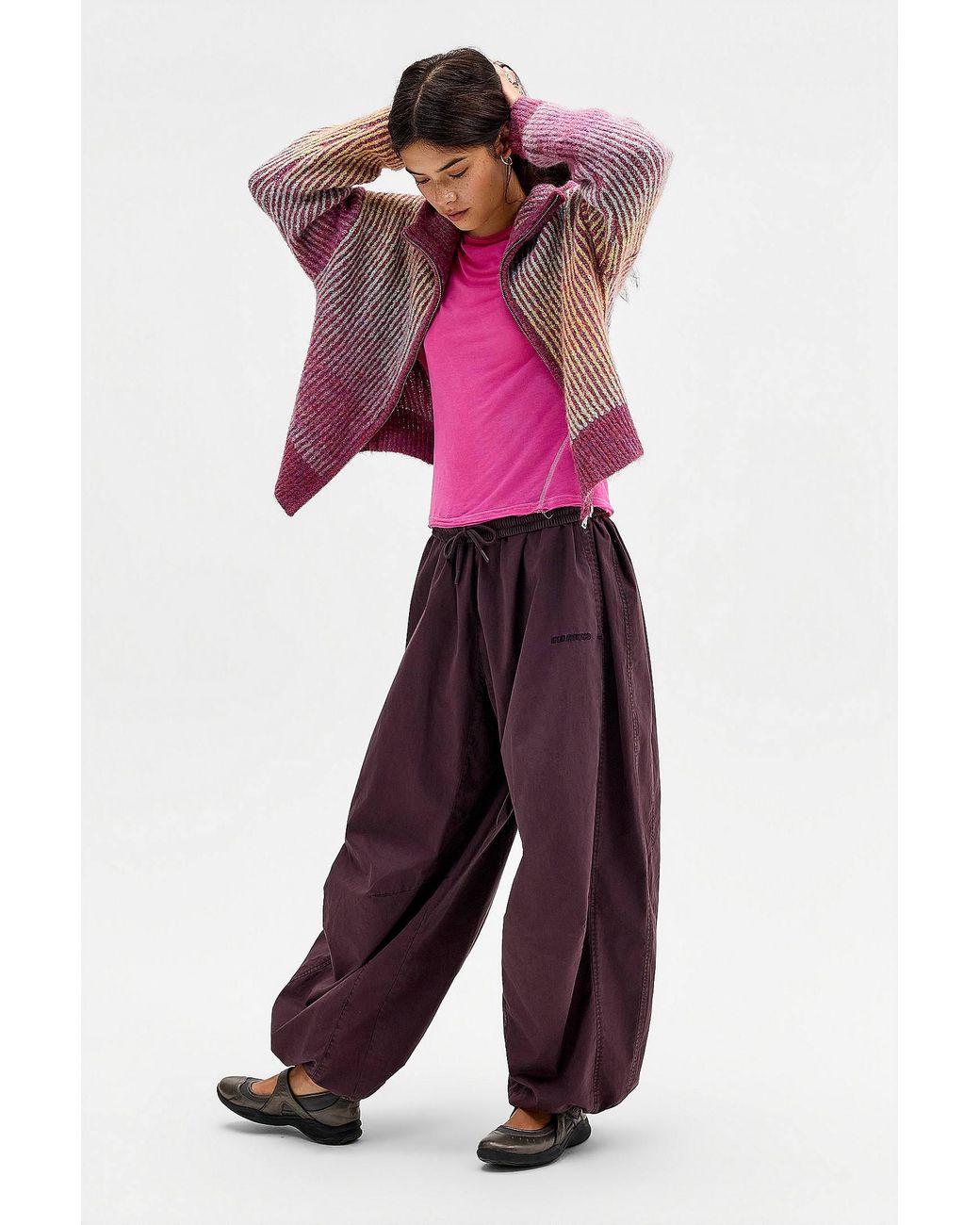 iets frans Purple Plated Ombre Hoodie