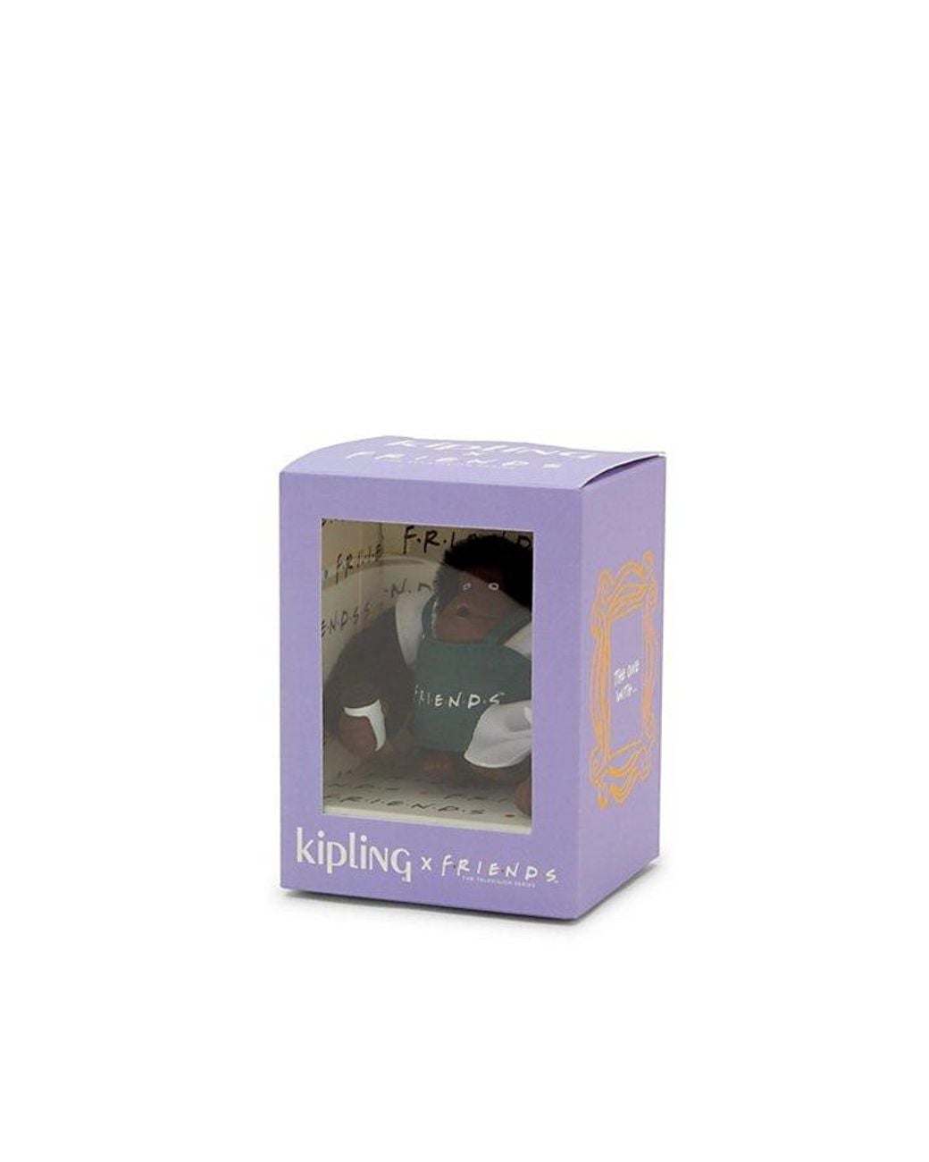 Kipling White Friends Monkey Keychain