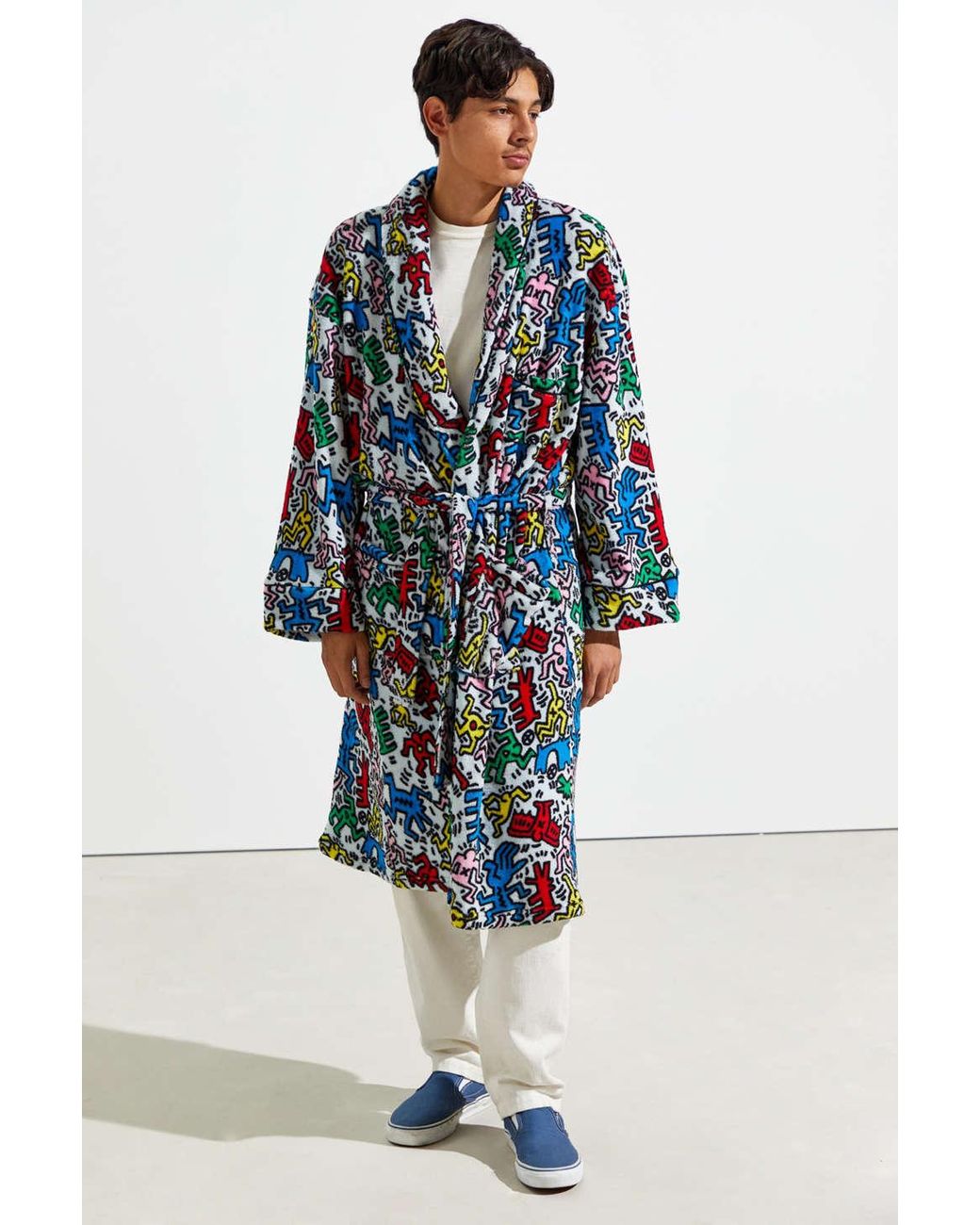 Urban Outfitters Keith Haring Robe in Blue for Men | Lyst