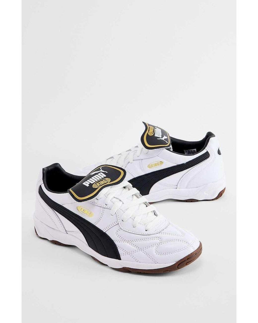 Trasines PUMA White & Black King Indoor Trainers for Men | Lyst UK
