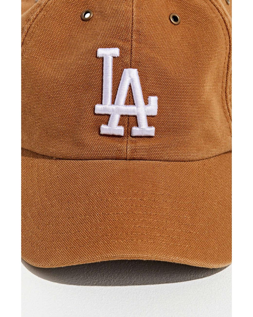 47 Brand X Carhartt Los Angeles Dodgers Dad Baseball Hat in Brown for Men |  Lyst