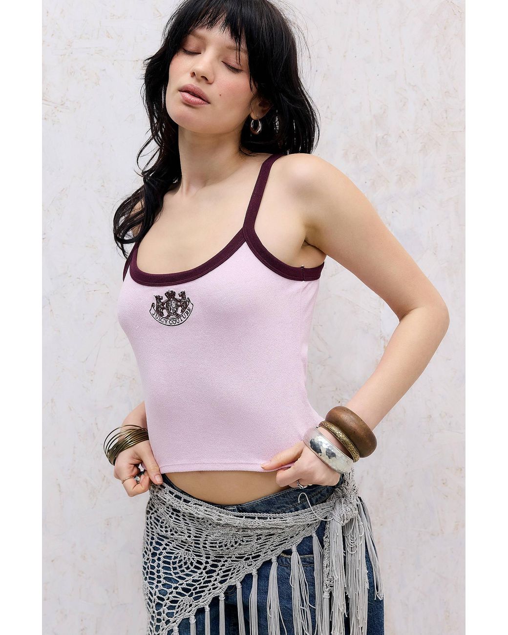 Juicy Couture Pink Sweet Dreams Towelling Cami