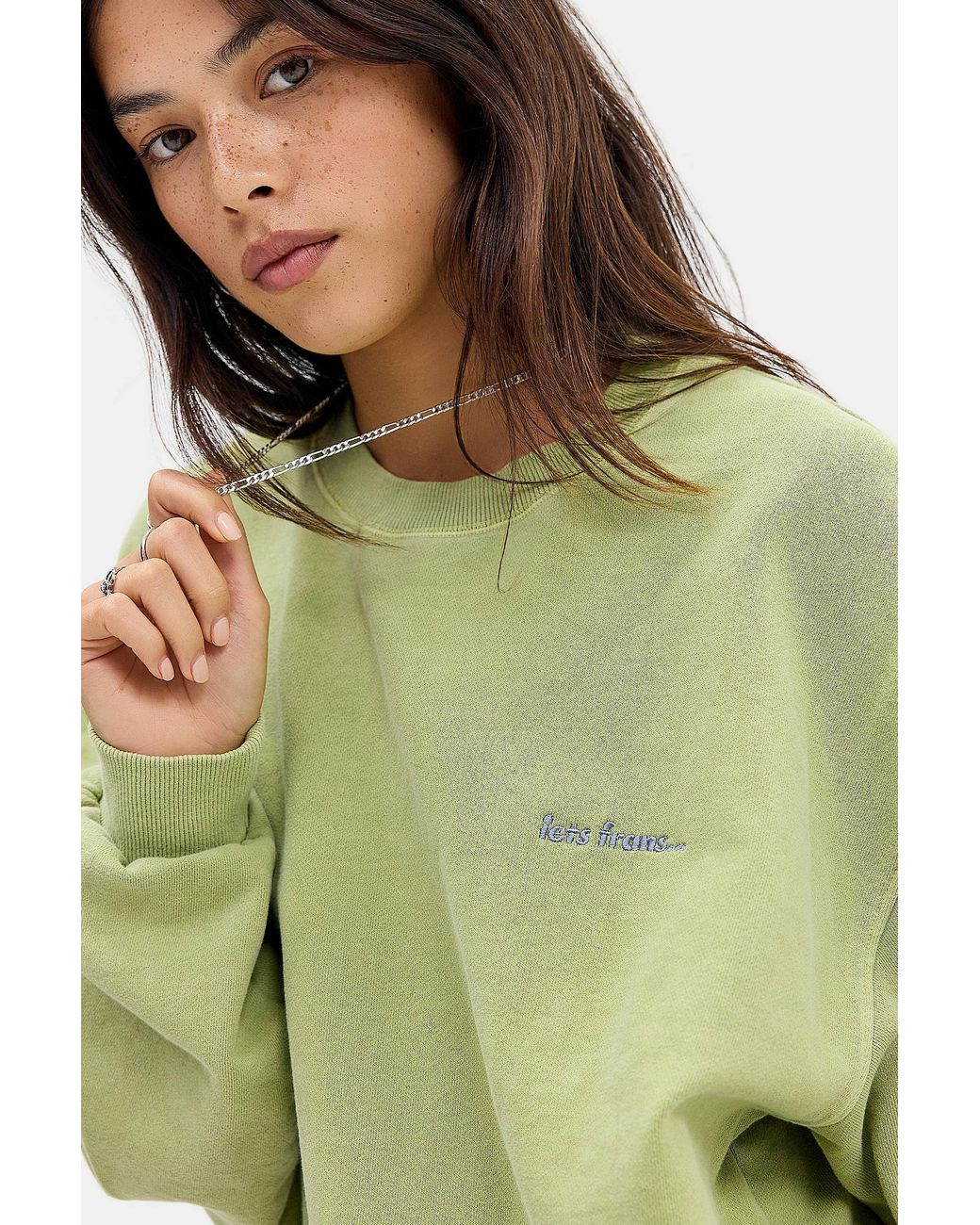 iets frans Green Crew Neck Sweatshirt