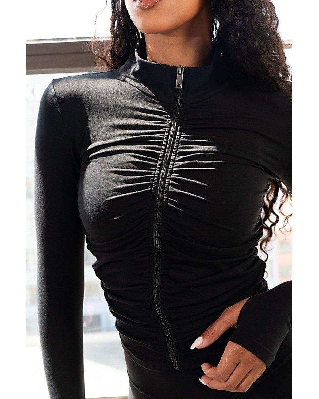 Vitaly Black Cloud Ii Gather Jacket