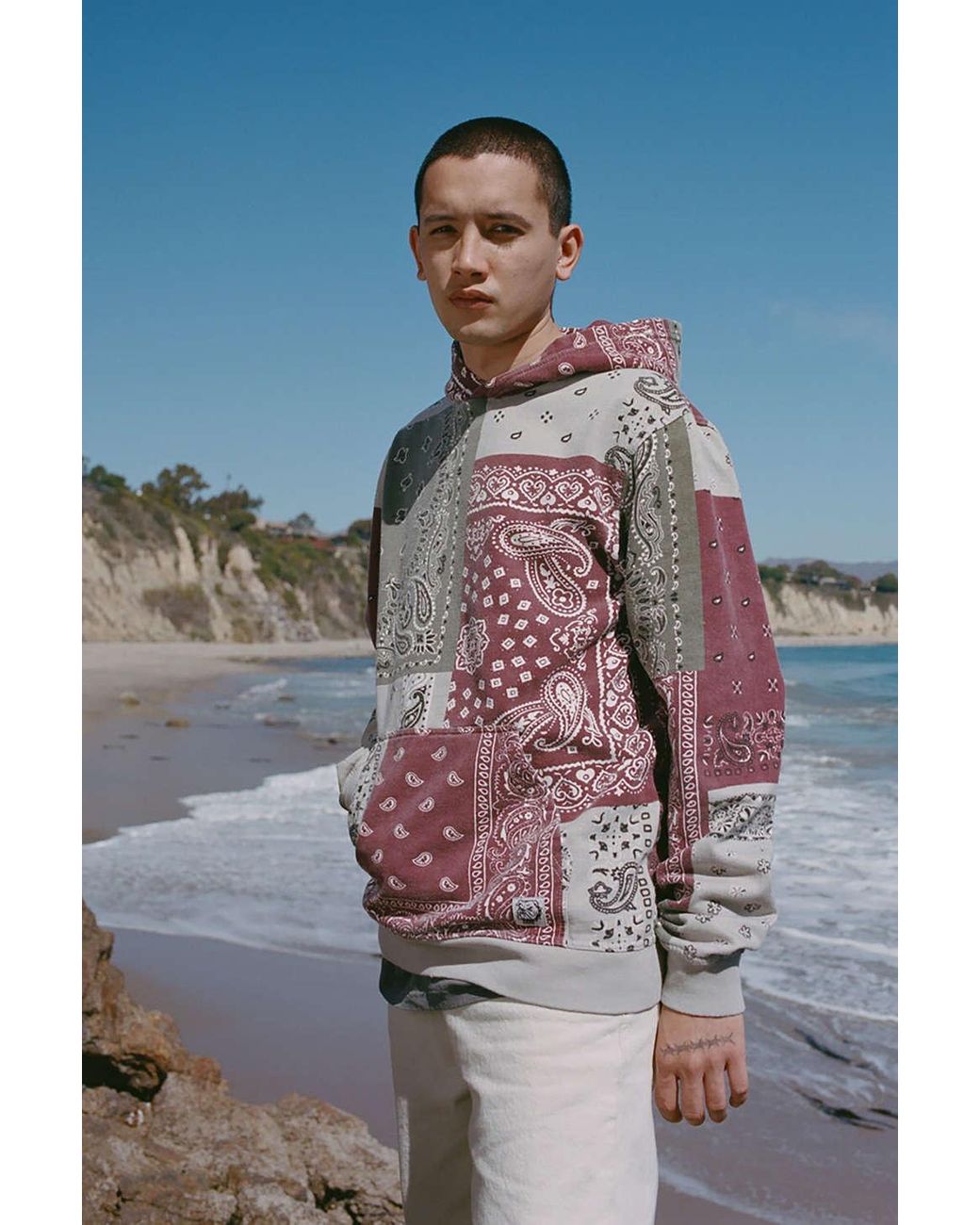 Bandana hoodie urban outfitters sale