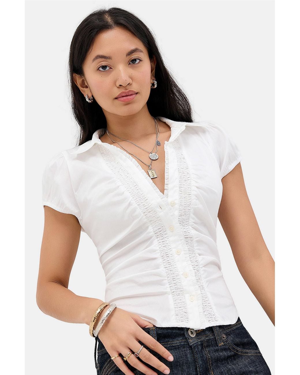 BDG Black Bryn Button-down Utility Shirt