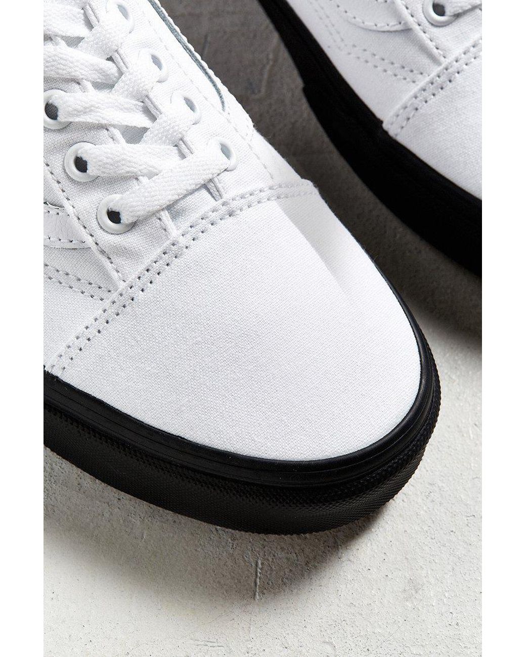 Vans Old Skool White Black Sole Sneaker for Men | Lyst