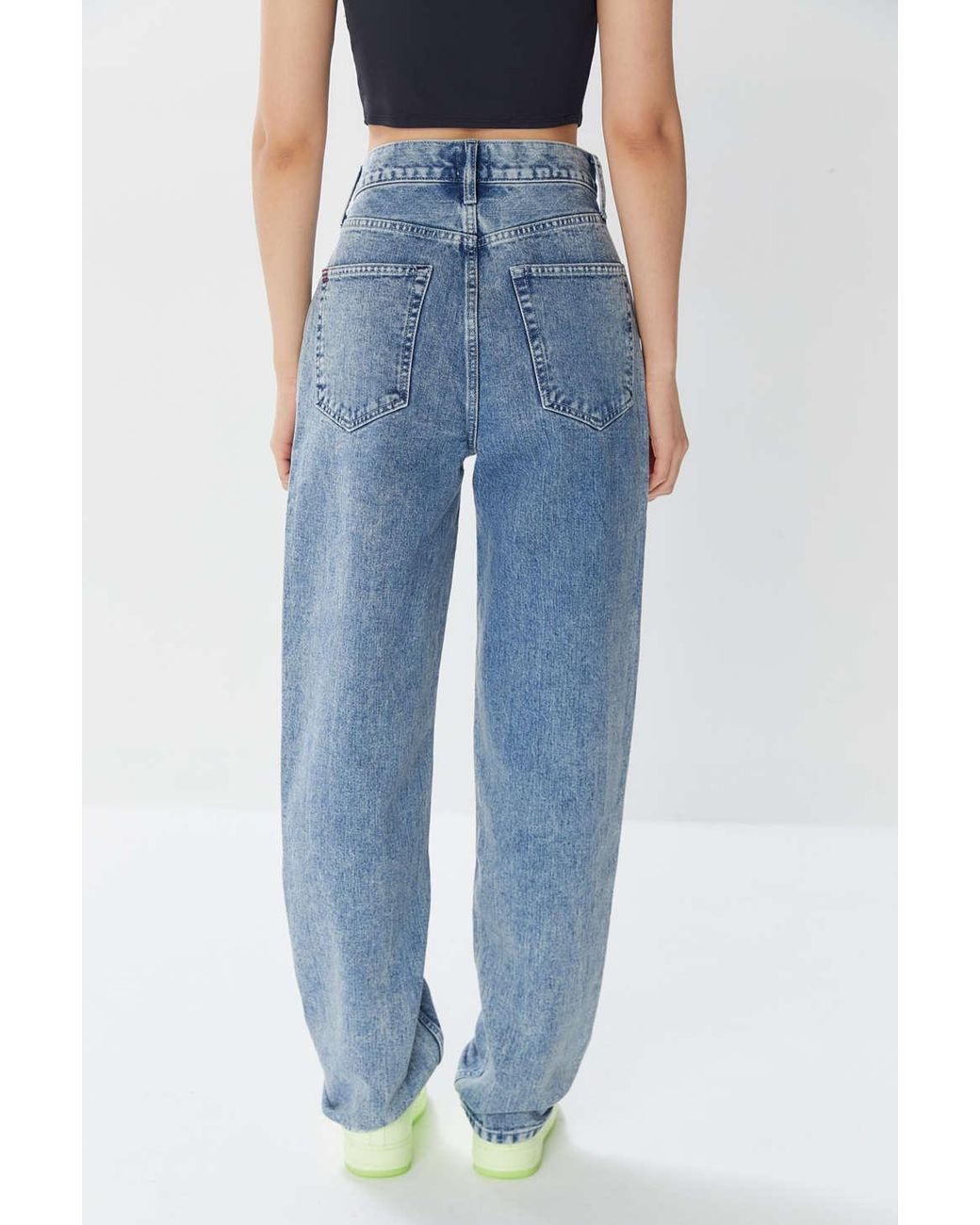 high rise baggy jeans