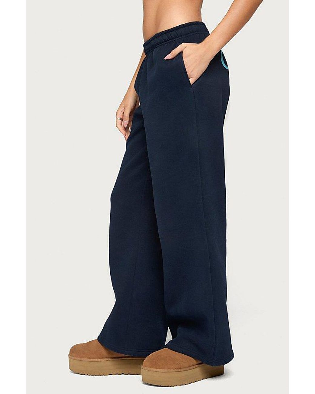 Edikted Blue Miss Sweatpants