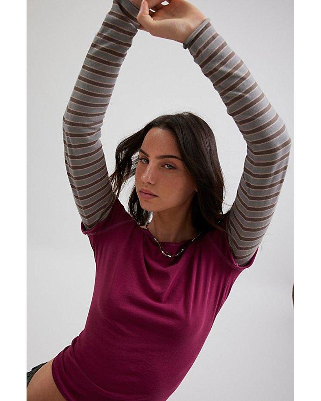 theredthread S bicolor layered tops❸ Queen of Sparkles Howdy Y'All Colorblock Top and Skort