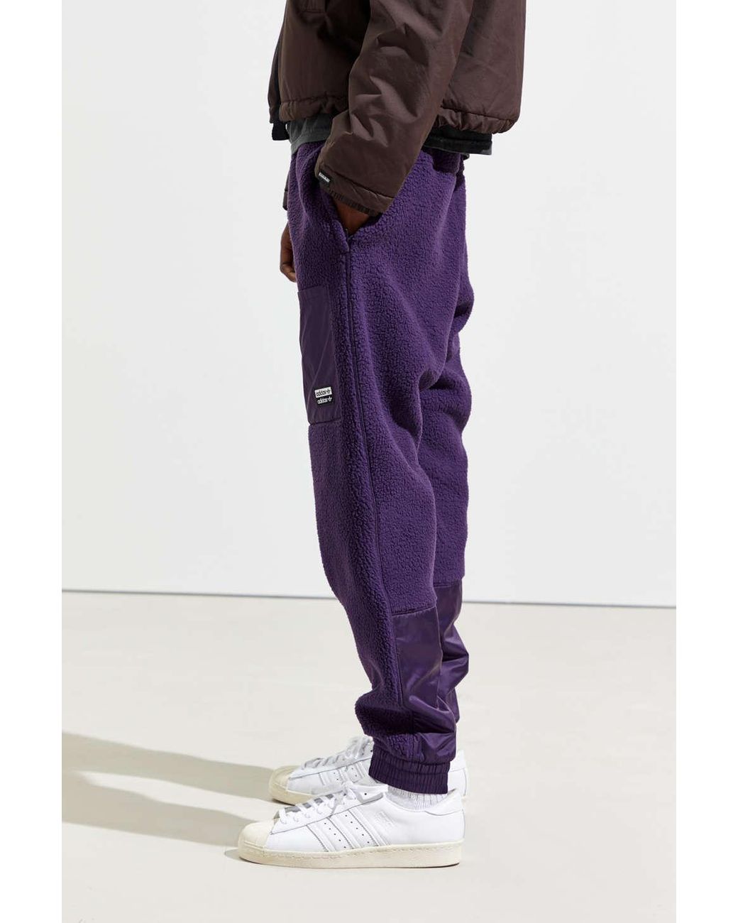 adidas Adidas Vocal Sherpa Track Pant in Purple for Men | Lyst
