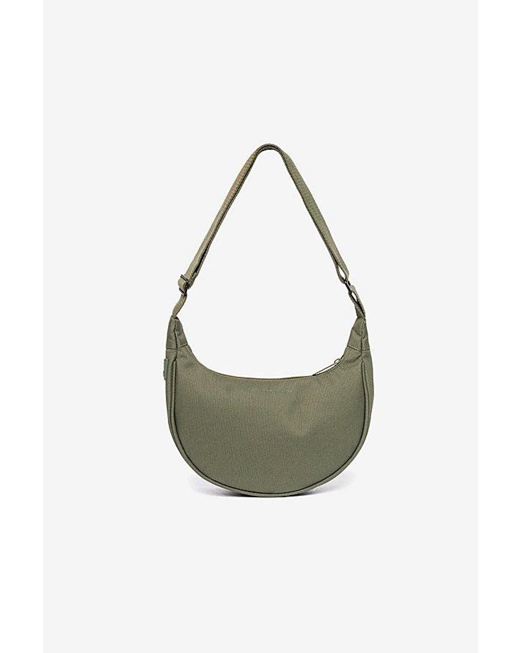 Lefrik Metallic Lua Crescent Shoulder Bag
