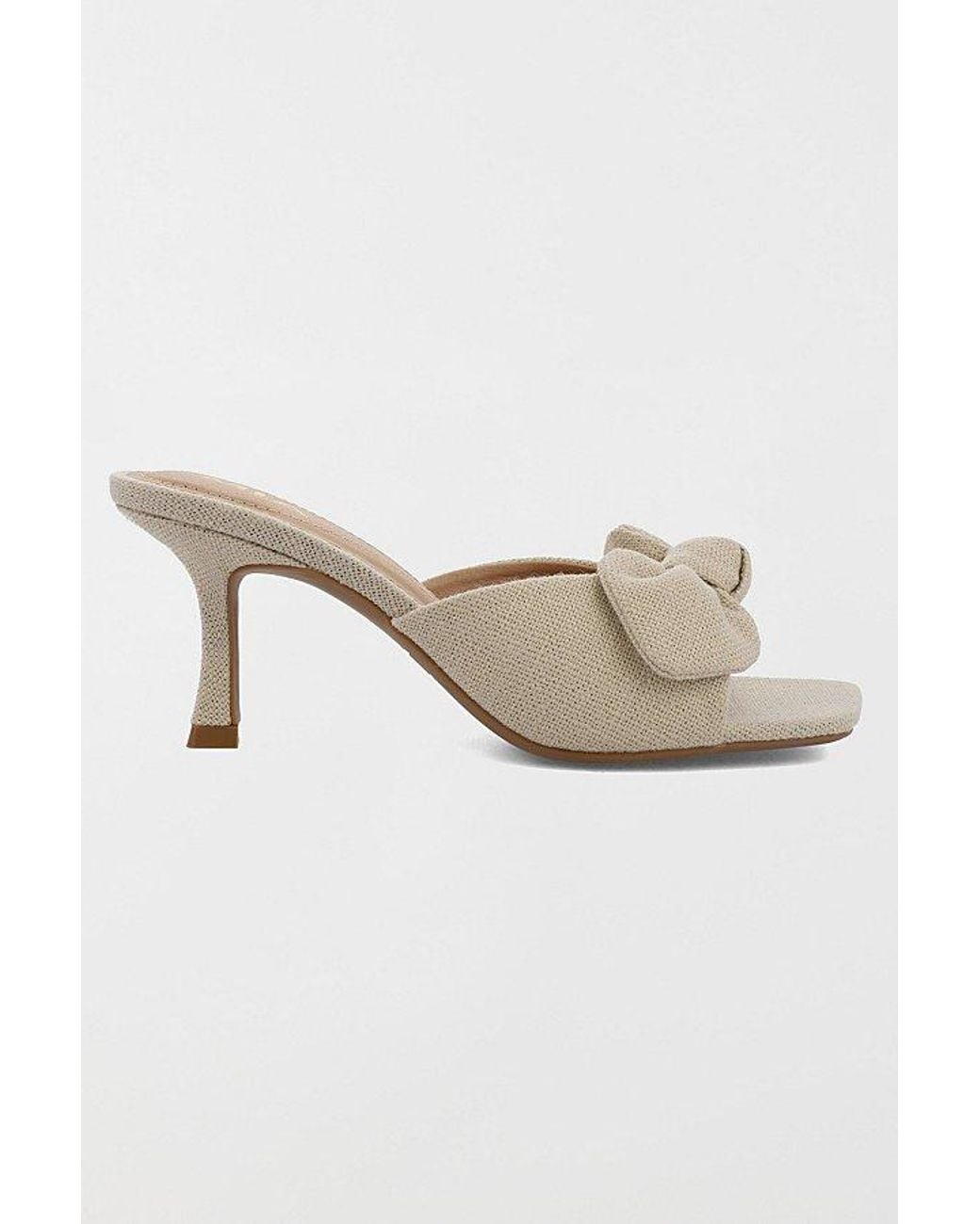 MIA Natural Mia Elyzza Bow Kitten Heel