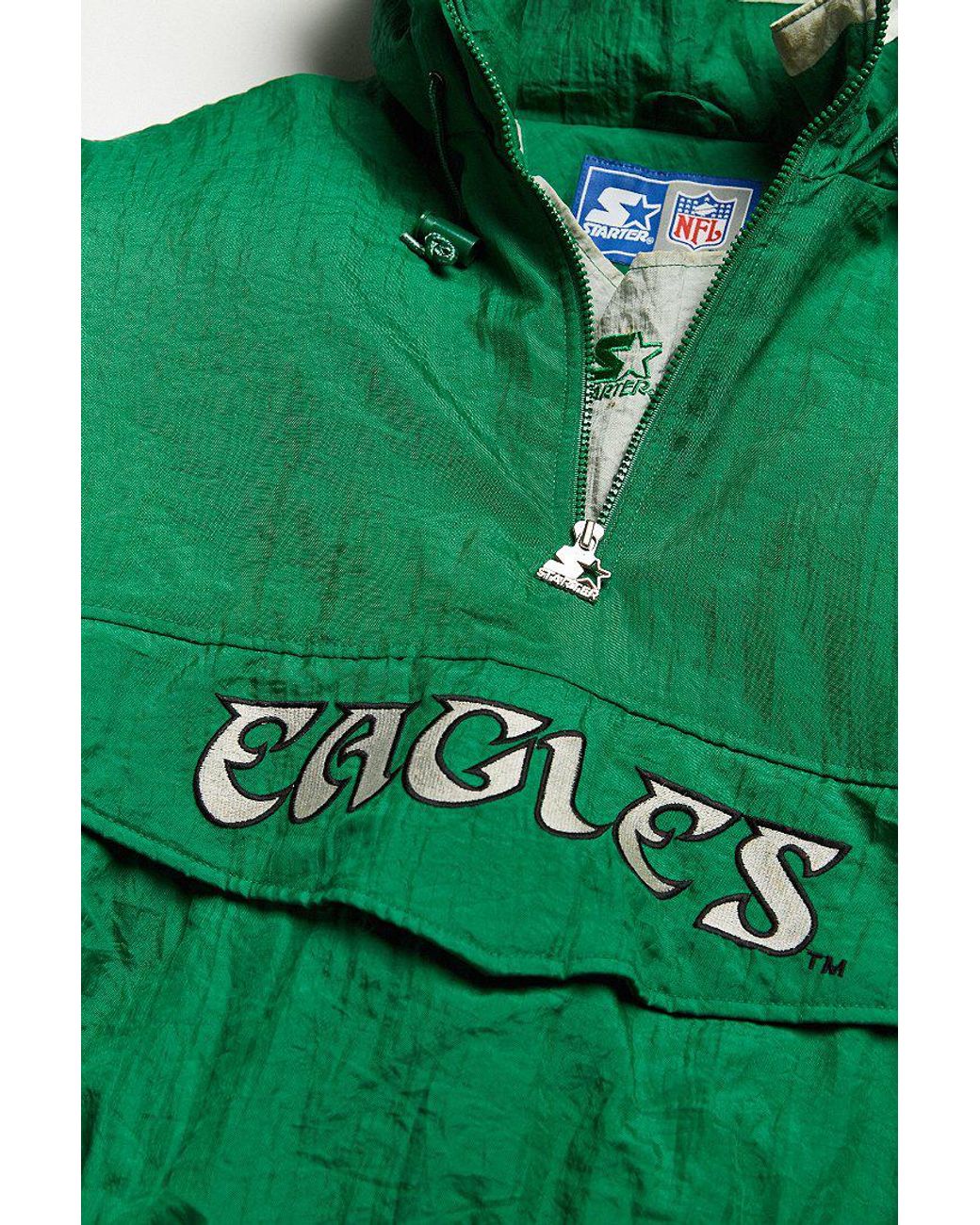Urban Outfitters Vintage Starter Philadelphia Eagles Anorak Jacket in Green  for Men