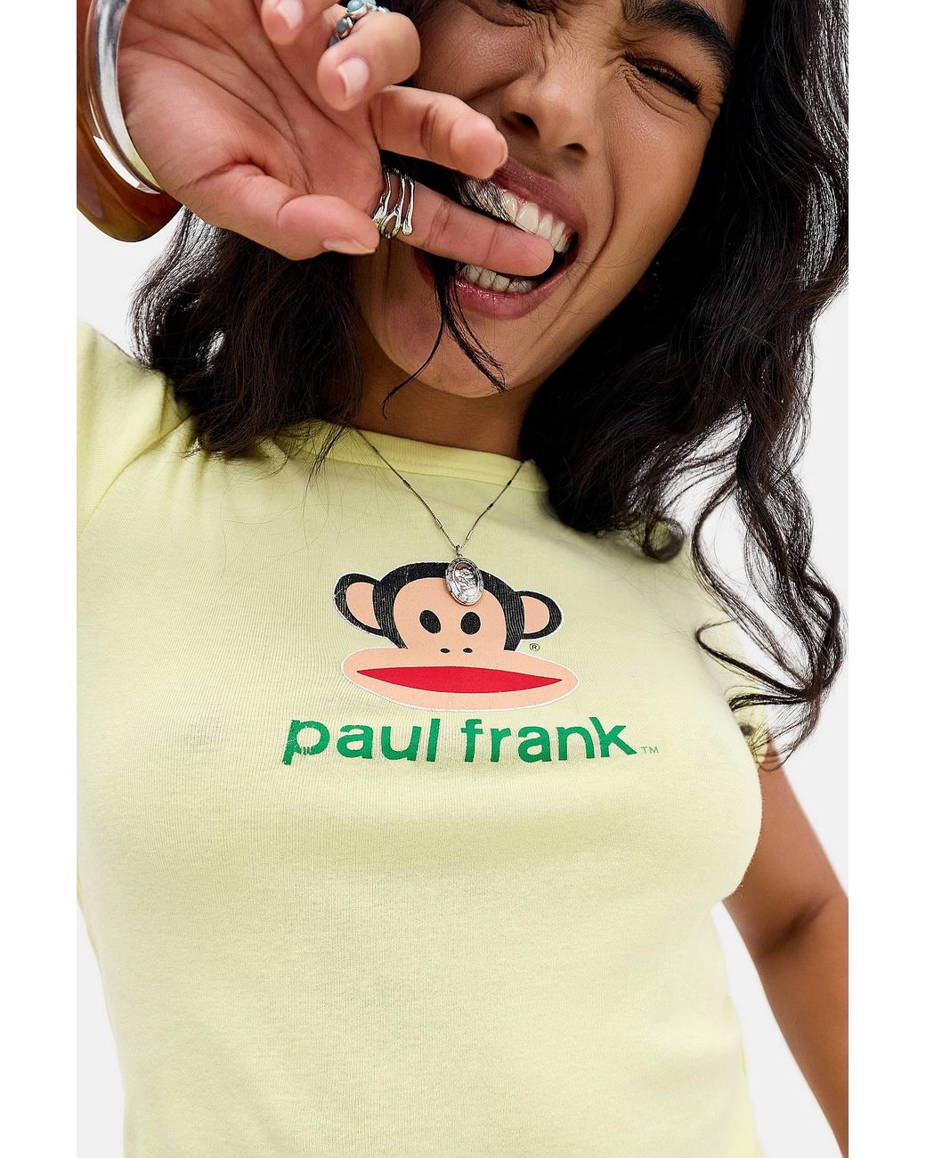 Urban Outfitters Yellow Uo Paul Frank Baby T-shirt