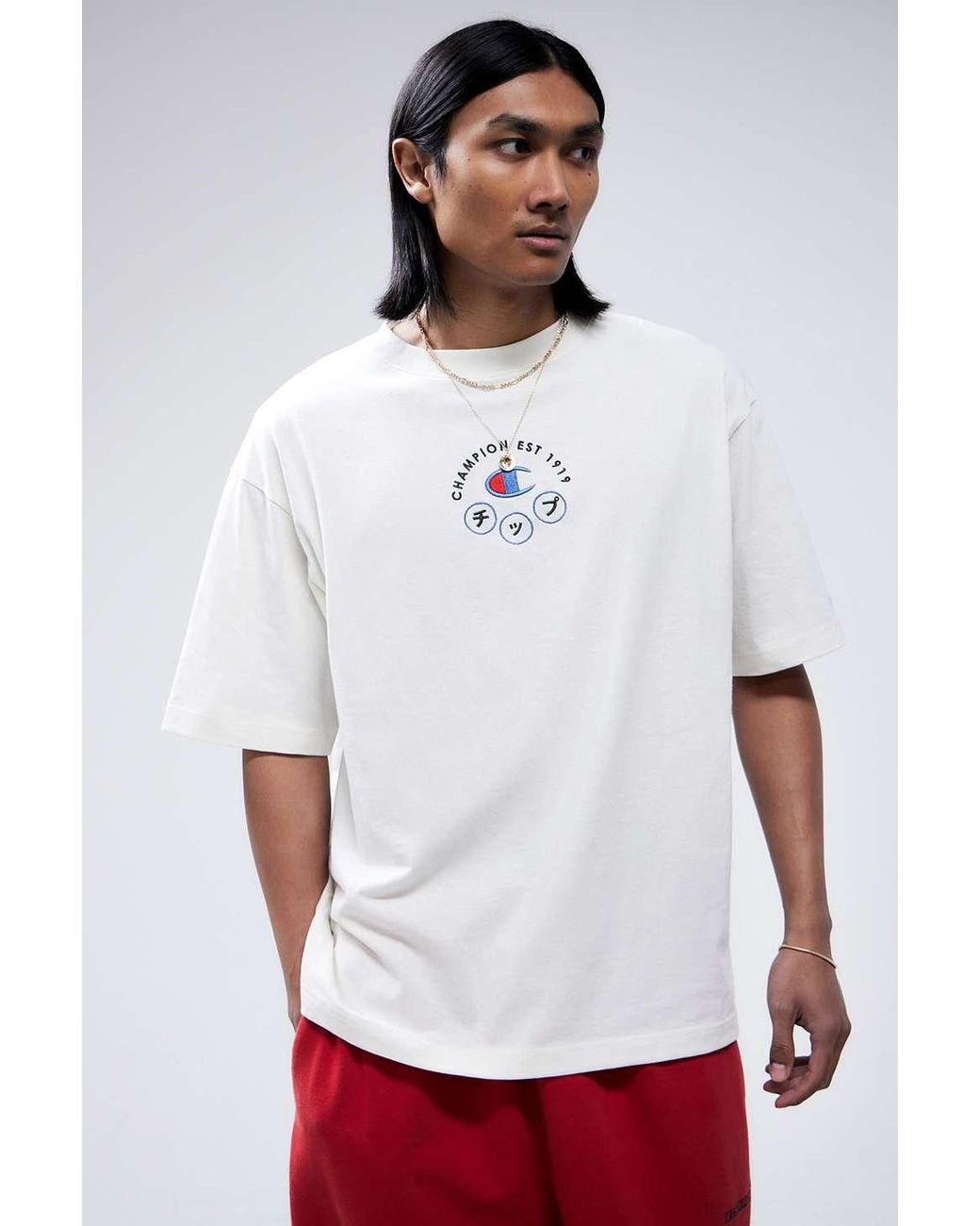 Champion Uo Exclusive White Japanese Arc T-shirt for Men | Lyst UK