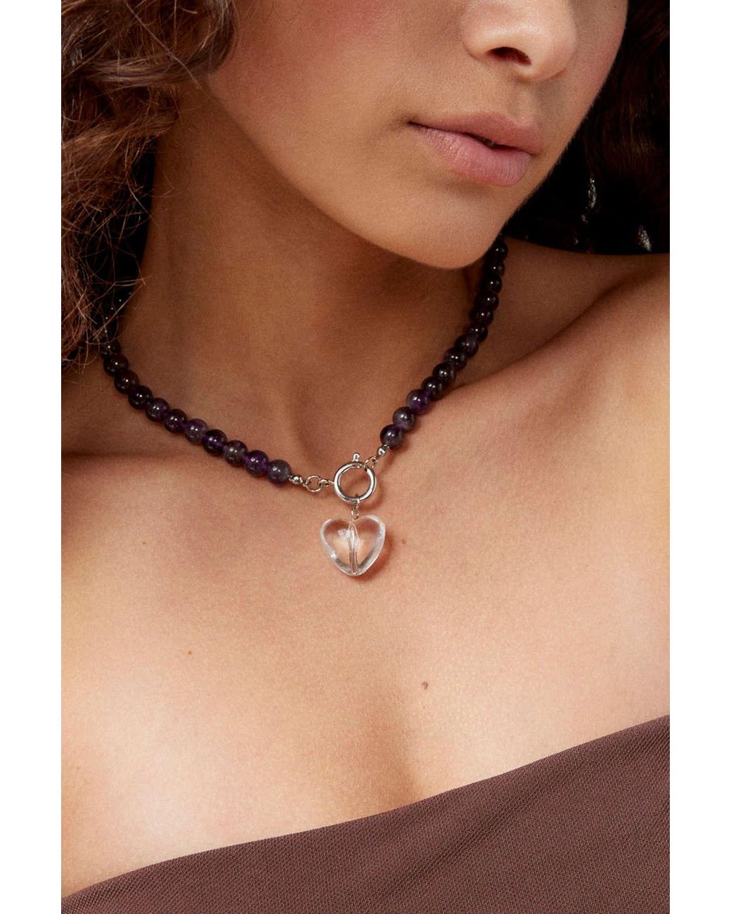 Delicate Heart Layering Necklace | Urban Outfitters Japan - Clothing,  Music, Home & Accessories