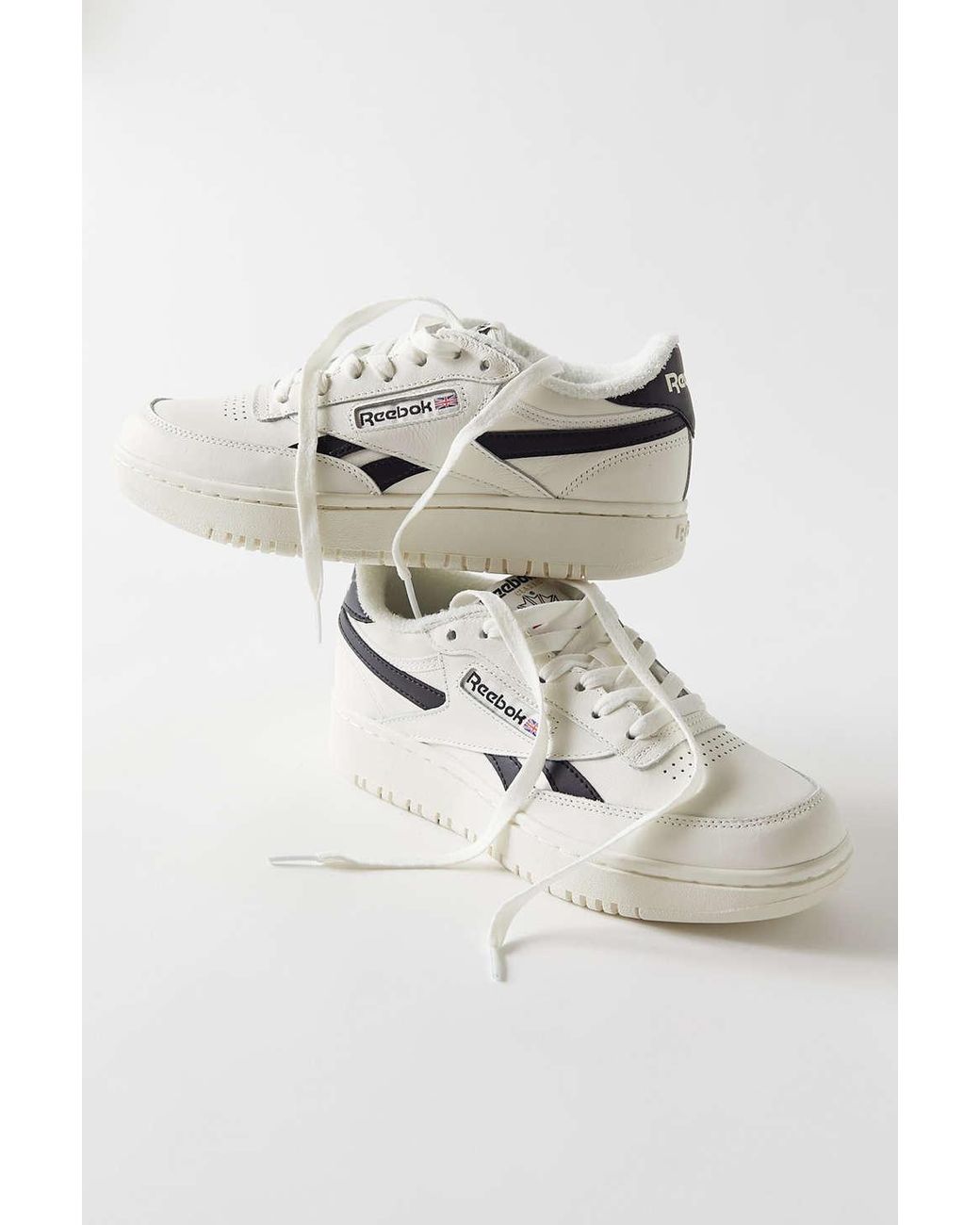 women's club c double sneakers in white