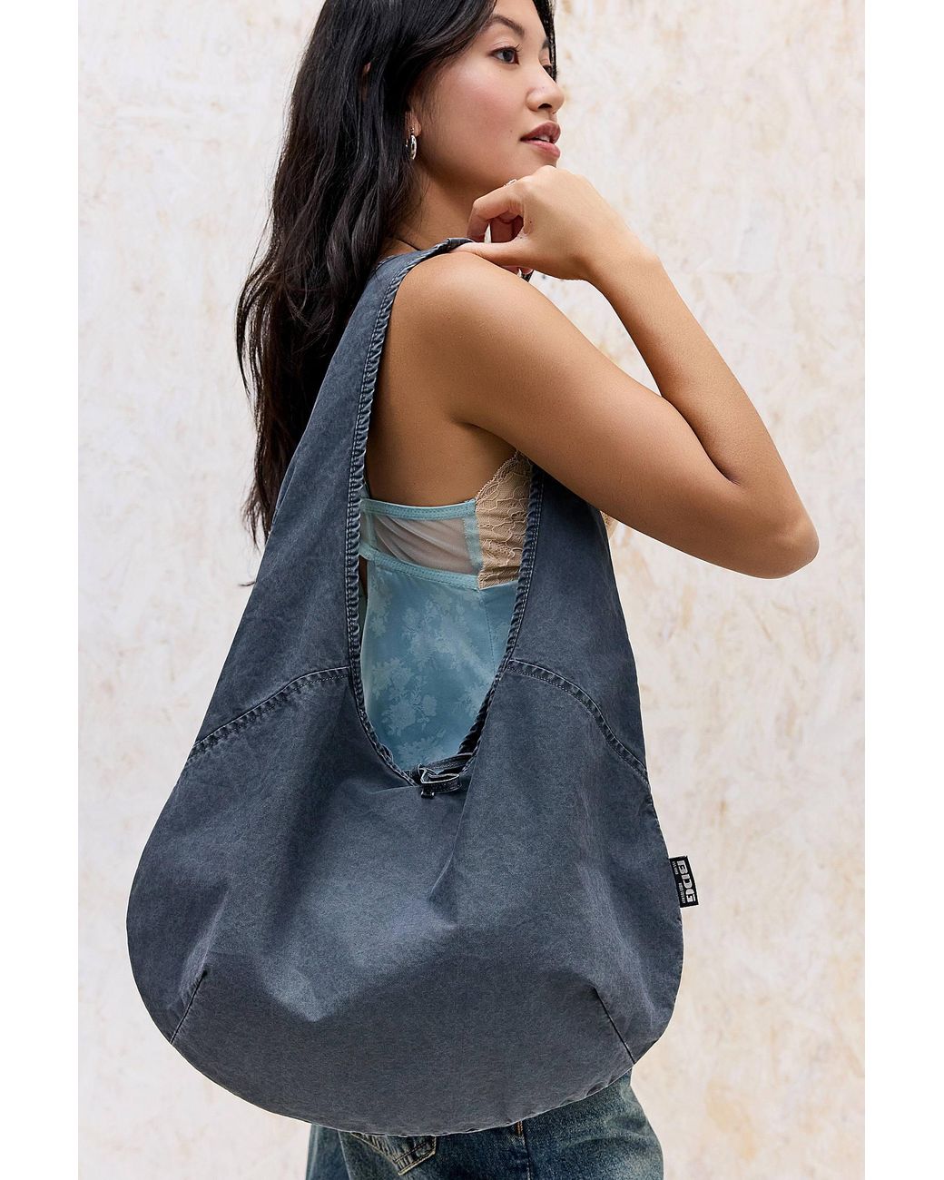 BDG Blue Flo Canvas Tote Bag