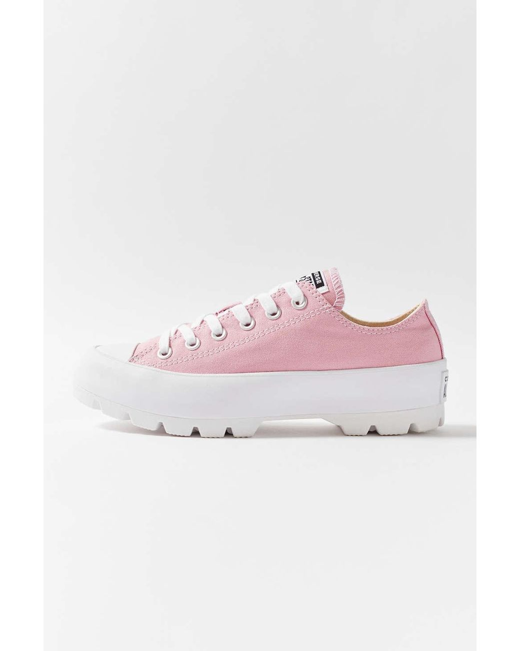 Converse All Star Lugged Low Top Sneaker in Pink Lyst