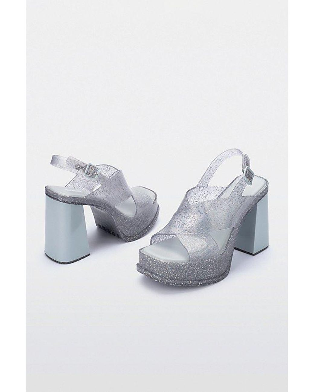 Melissa Blue Dance Jelly Platform Heel