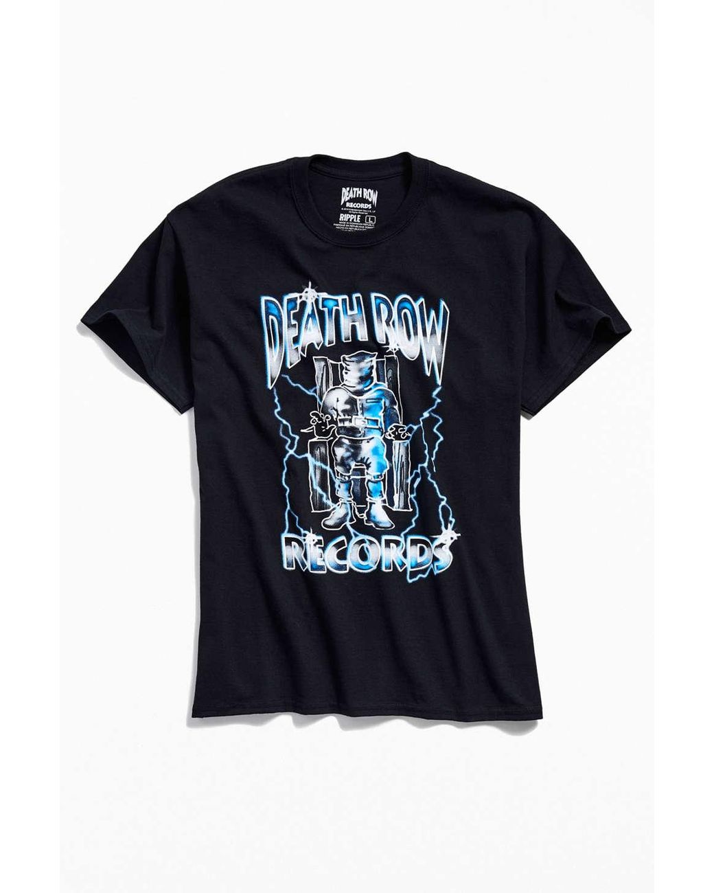Urban Outfitters Death Row Records Airbrush Tee in Black for