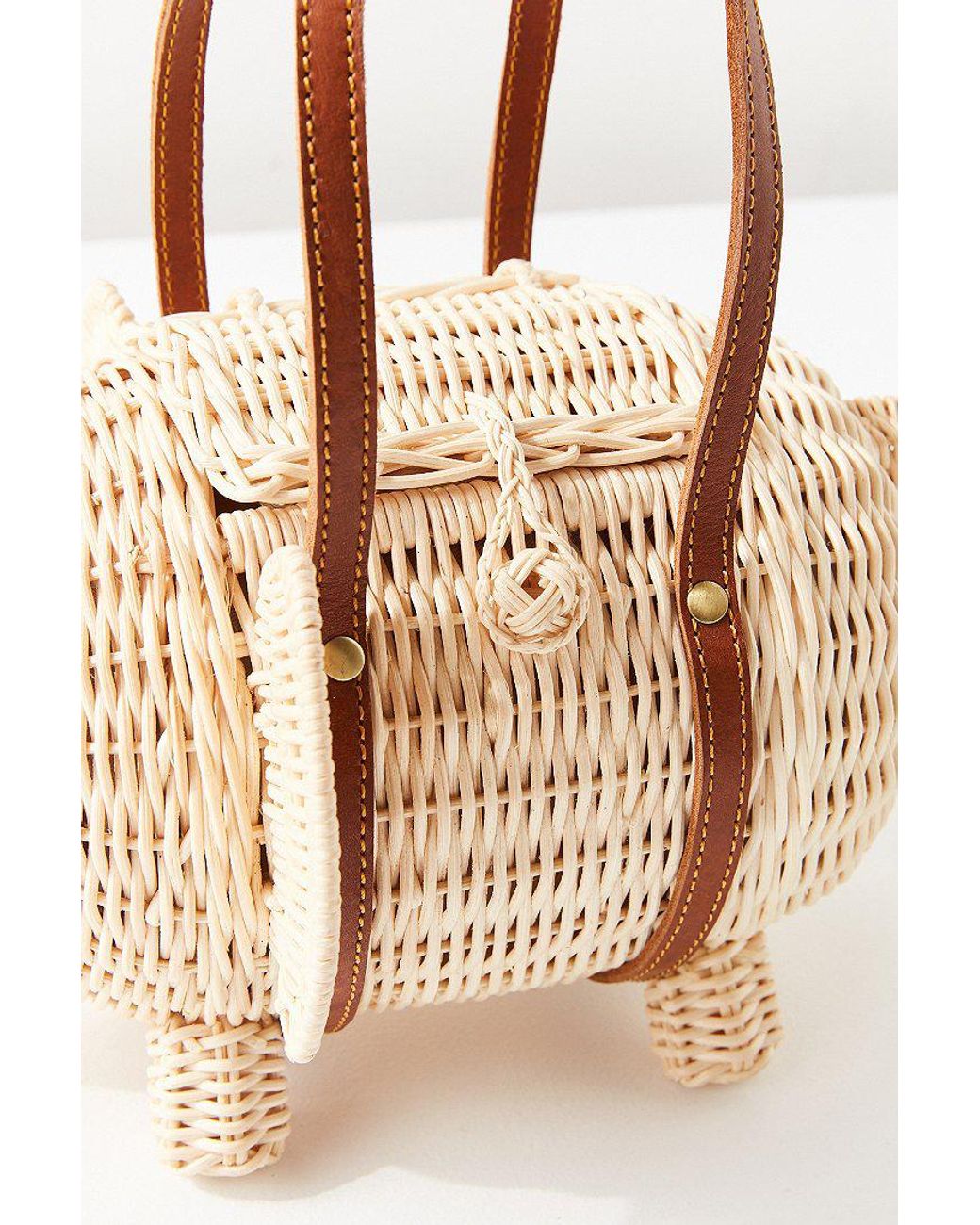 Urban Outfitters Wicker Elephant Bag | Lyst
