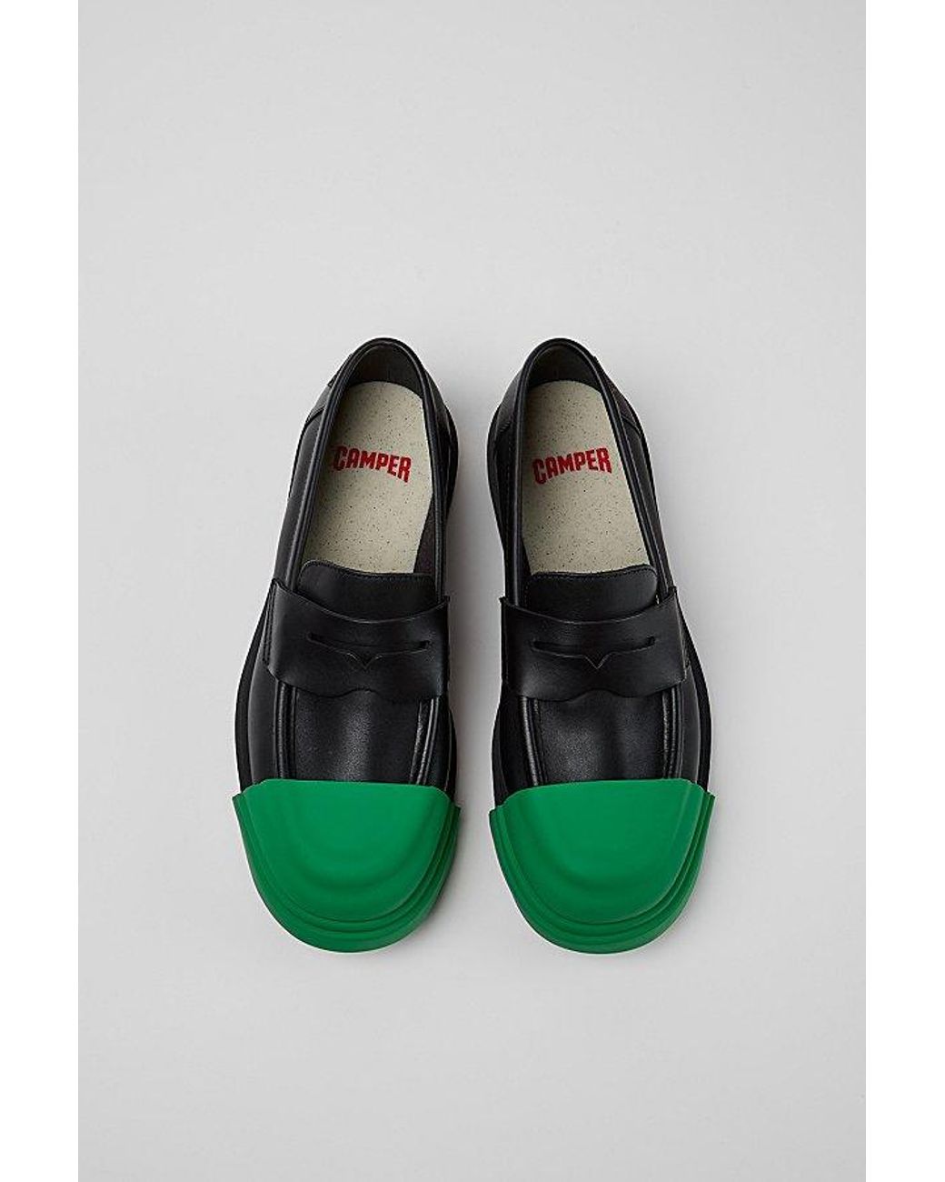 Camper Black Junction Suede Loafers for men