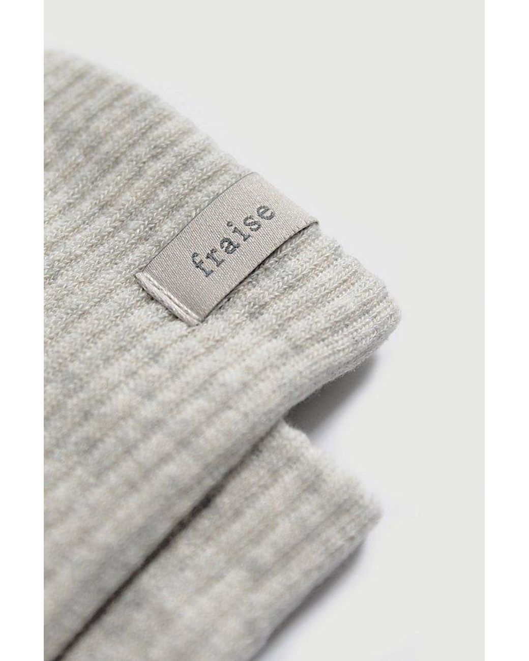 Fraise White Classic Crew Grip Sock for men